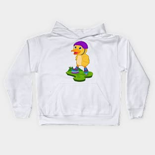 Duck Inline skating Roller skates Kids Hoodie